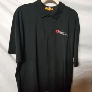 Derrick Equipment Company Black Logo Polo